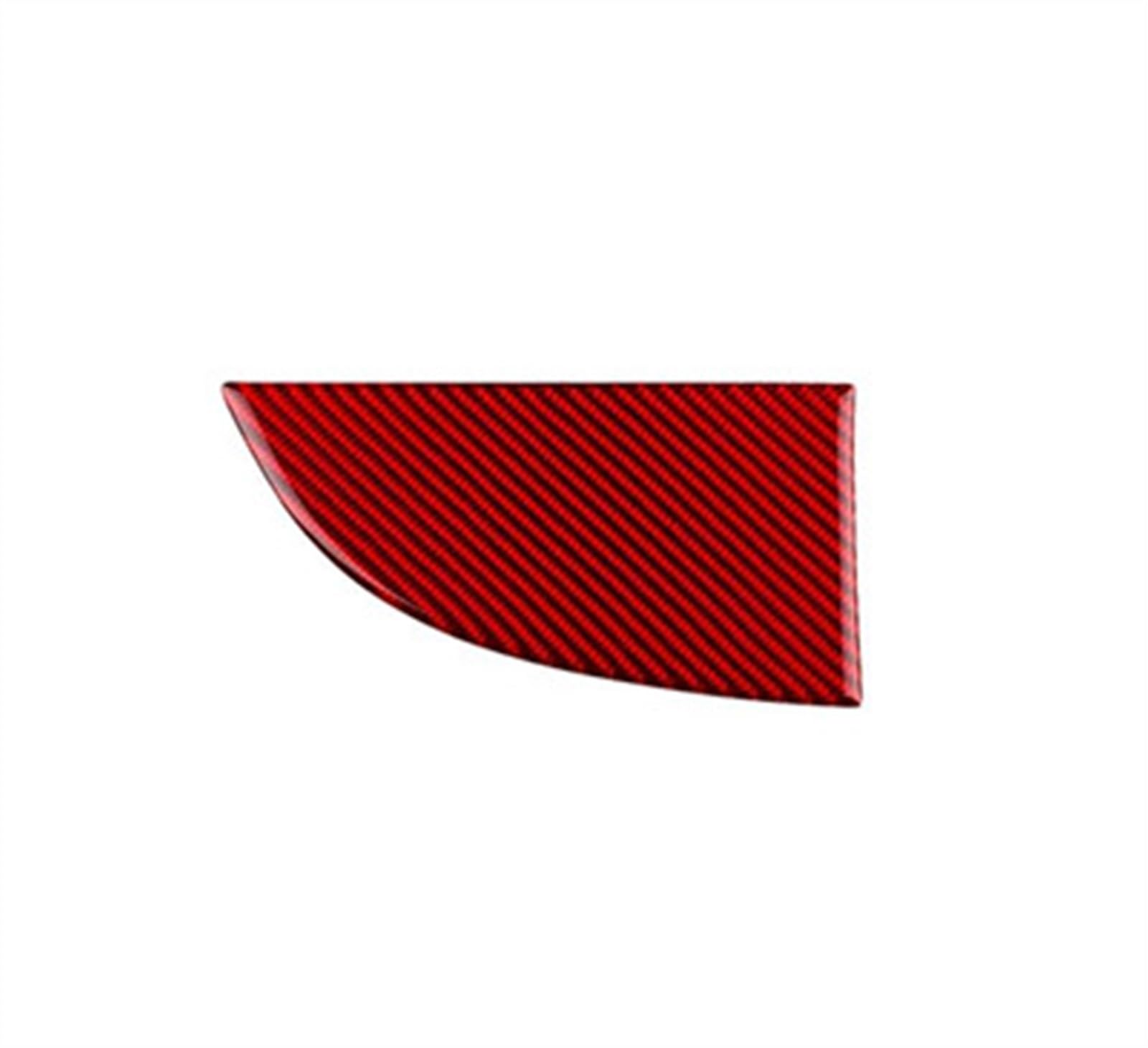 Piwine Main Driver Lhd Red Real Soft Carbon Fiber Car Co-Pilot Panel Trim Strip For Fiat For Abarth 595 2016 2017 2018 2019 2020 2021 2022 2023