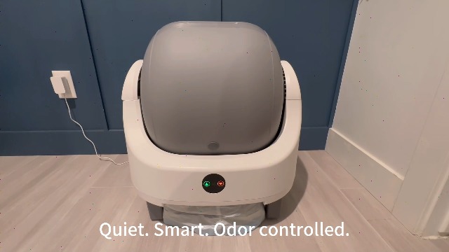 Amazon | OROLEY 全自動猫トイレ 自動猫砂盆 オープントップ 96L 大