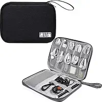 Necess?rie organizadora de cabos de viagem eletr?nicos, bolsa de acess?rios, imperme?vel, universal, eletr?nicos acess?rios bolsa para cabos, carregador