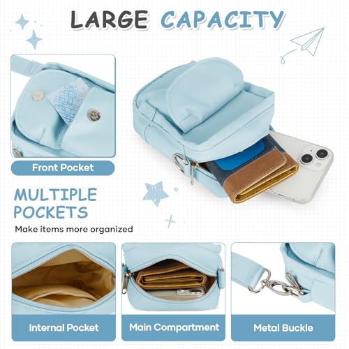 Image of SEAFEW Mini Crossbody Bag Shoulder Bag for Men, Small Messenger Satchel Bag for Women