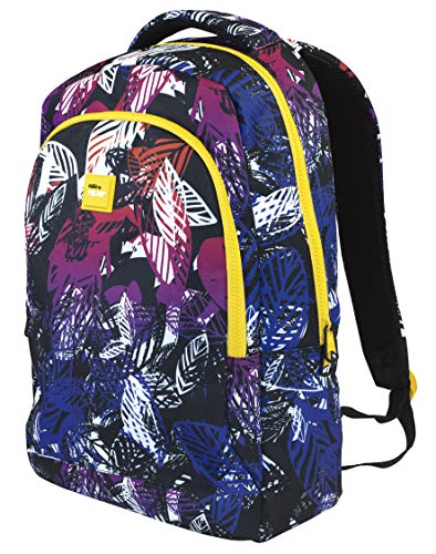Milan Mochila Escolar  Capacidad 17l Jungle Tipo Casual  45 cm  Negro y Amarillo