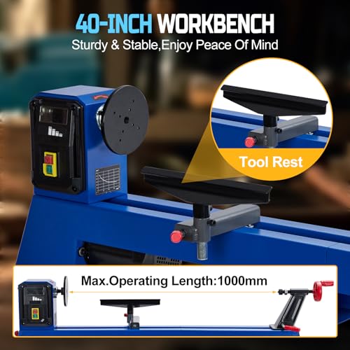 image for GarveeTech Wood Lathe, 14