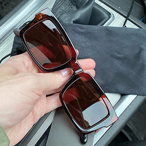 Sunglasses For Women Minimalist Classic Design Fashion UV400 Square Sun Glasses Unisex TY29844