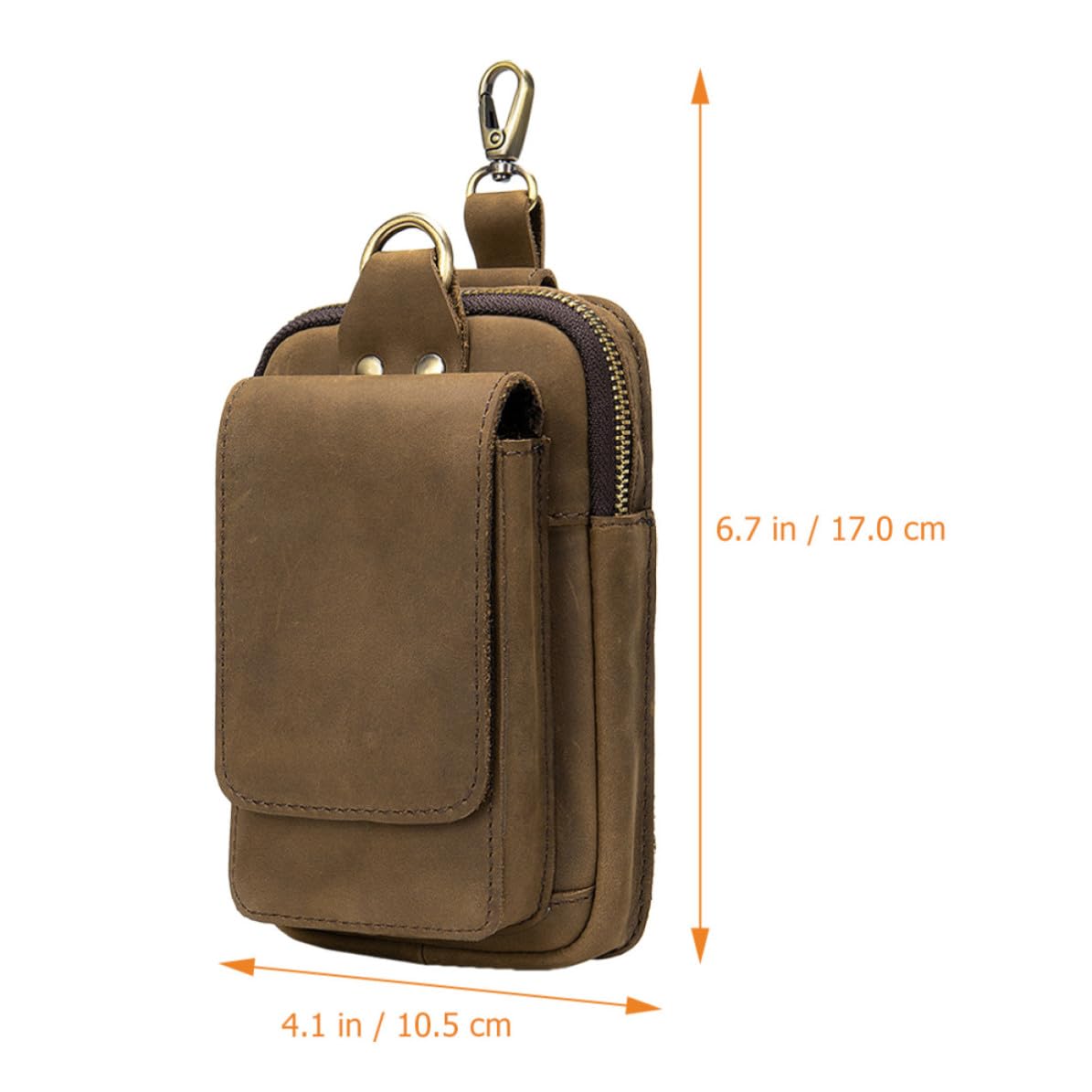 Gürteltasche für Handy aus Pu Schlichte Handyhülle mit Gürtelclip Handytasche für Radfahren und Outdoor Spiele für Männer und Frauen