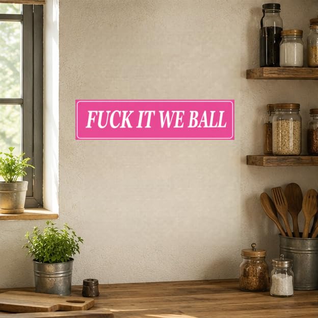 Funny Quote Metal Tin Sign 16x4 Inch Sarcastic Wall Decor Aluminum Plaque | Funny quote aluminum sign with sarcastic meme style 16x4 IN retro wall decor for bedroom, office, dorm, game room, and gifts. - image 5
