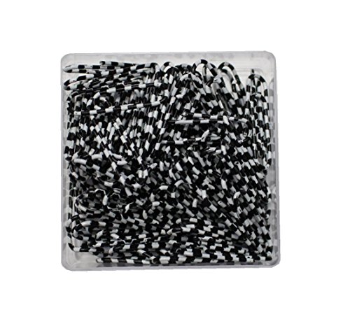 ALCO-Albert 2256-11 - Clips para cartas (26 mm, 100 unidades), diseño de cebra, color blanco y negro Cover