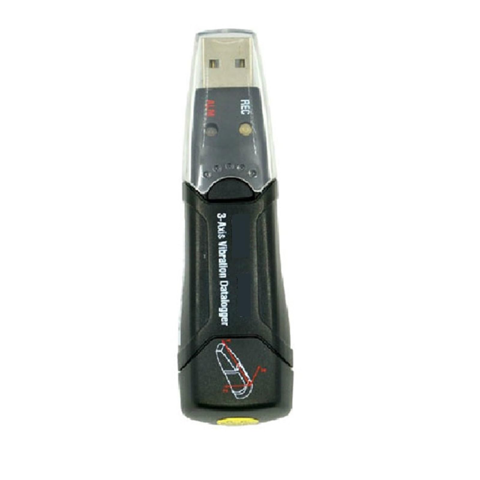 Appareil de mesure de vibrations Enregistreurs de données de vibrations à 3 axes Suivi des vibrations des camions for une utilisation à long terme Mesure précise