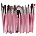 Produktbild Edary Make-up Pinsel Set 20 Augen Make-up Pinsel Lidschatten Pinsel Foundation Pinsel Beauty Tools (Rosa)
