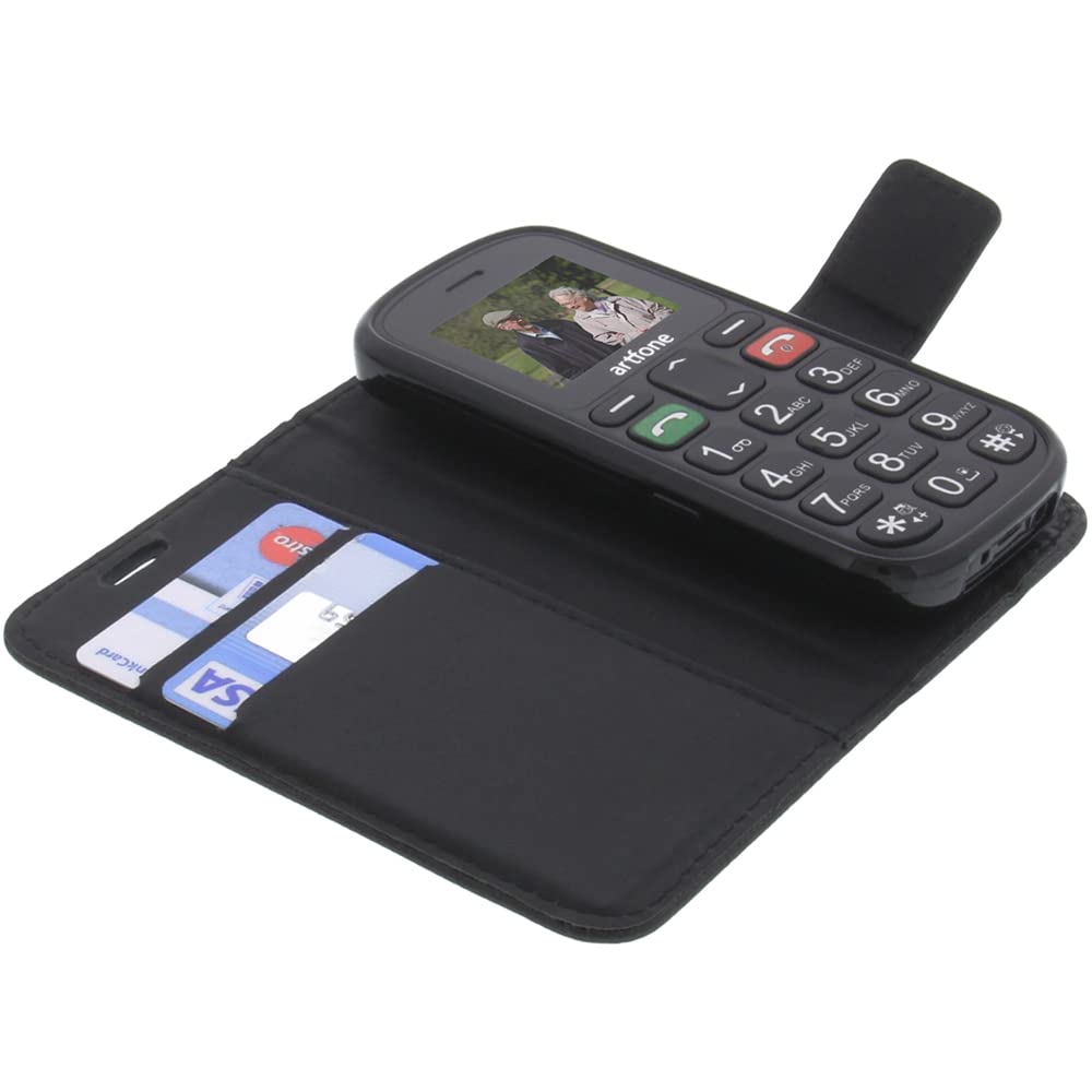 Custodia Flip Per Artfone CS181 - Cover Con Protezione Display E Tastiera - Nero - Foto 7