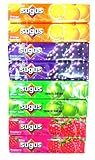 8 Sugus Chewy Candy Candies Bar Mix Flavor Orange Raspberry, Green Apple & Grape From Thailand