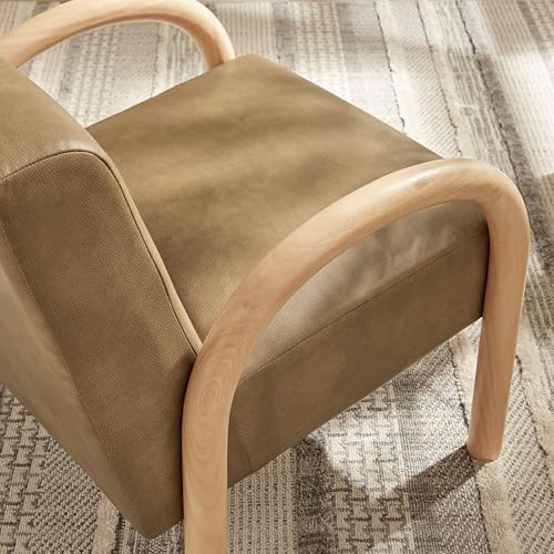Sillón tapizado cuero sintético Suela moderno miniatura 5