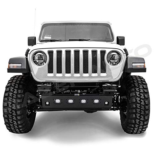 Image of LED Skid Plate for 2018-2025 Jeep Wrangler JL (will not fit bumpers with drop down winch, no LEDs included)
