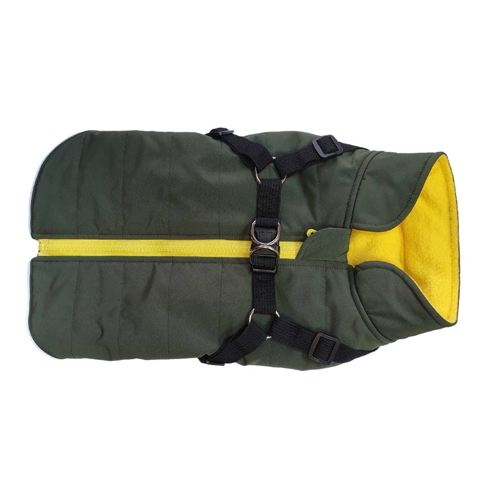 Nobby Sobak 65539 Dog Coat 2 in 1 Olive Yellow 20 cm - Image 2