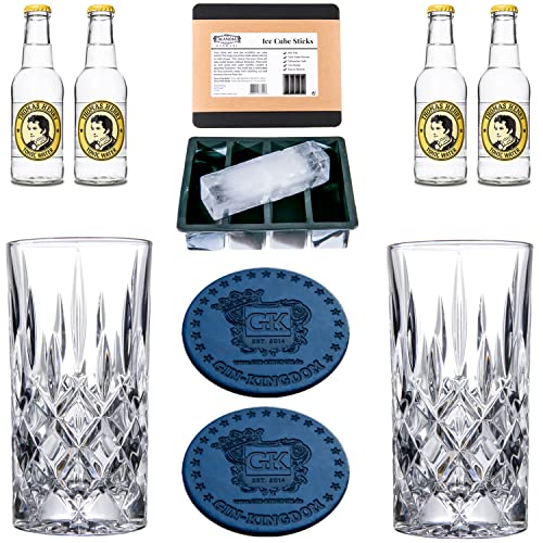 Set 12 Sottobicchieri In Feltro Con Scritte Gin - Divertenti, Grigio Scuro, 10x10 Cm - Foto 4