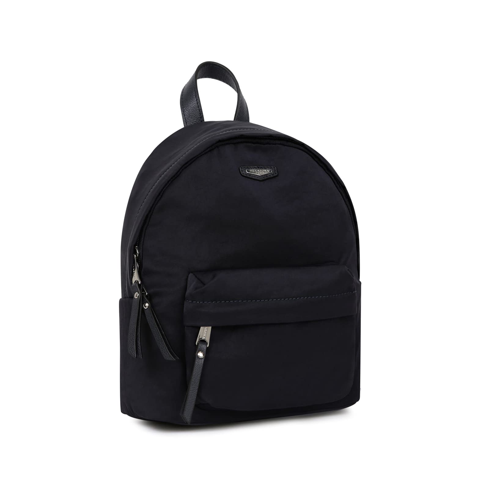 Hexagona Women's Paris Joy Collection-Navy-in Nylon-2 Straps and 1 Non-Adjustable Handle-Backpack Handbag-Shoulder Bag, Marine, 28 x 21 x 14 cm