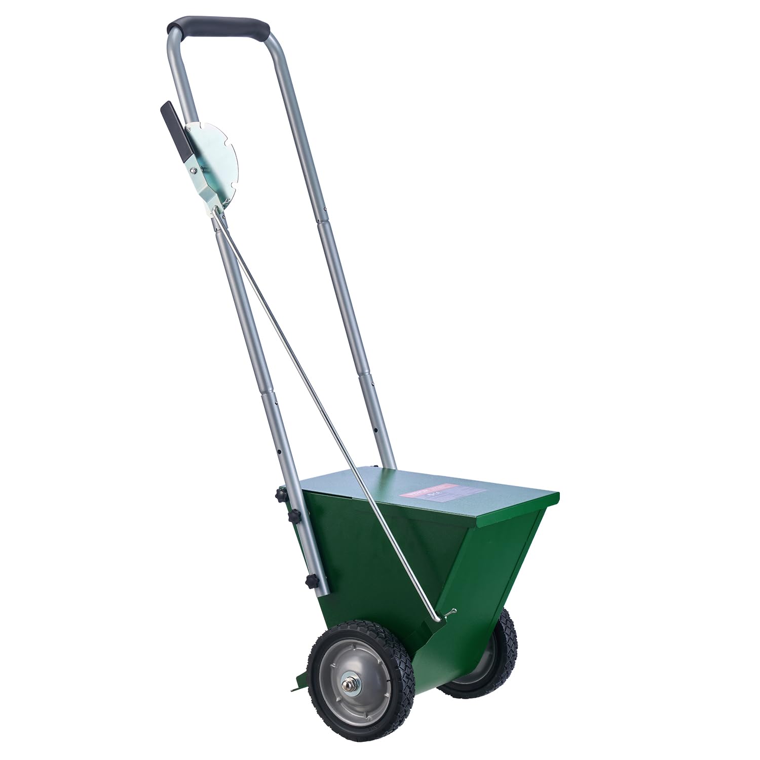 VEVOR Segnalinee a Secco per Campi da Gioco, 2 Ruote, Linee 50-100 mm, Segnalinee Regolabili, con Maniglia di Regolazione in Gomma, Capacità Polvere 11,3 kg, per Baseball Infield, Verde