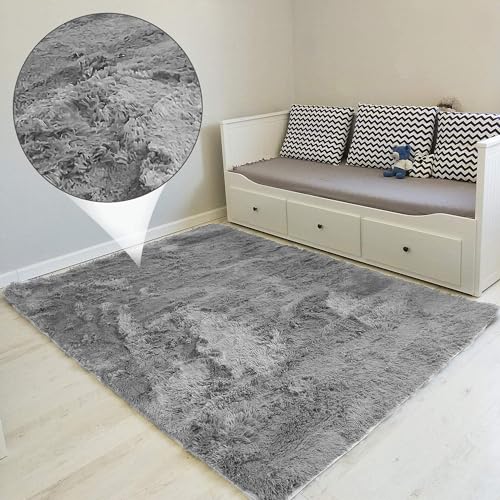 Amazinggirl Alfombra Pelo Largo 160 x 230 cm - Alfombras Salon Modernas Comedor Alfombra Grande pie...