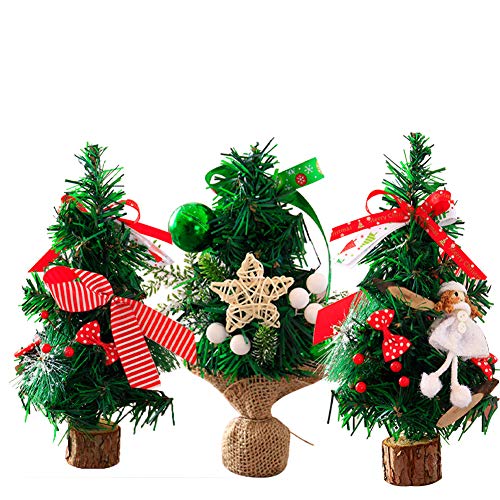 Arbre de décoration de bureau YXWYXWA pour manque de place à Noël