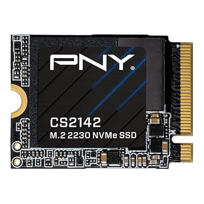 PNY CS2142 500GB Gen4 PCIe NVMe M.2 2230 3D NAND SSD – Up to 5,500/4,000 MB/s – PC/Laptop/Gaming Upgrade, Perfect for Steam Deck, ASUS ROG Ally, MSI Claw – Internal Solid-State Drive M230CS2142-500-TB