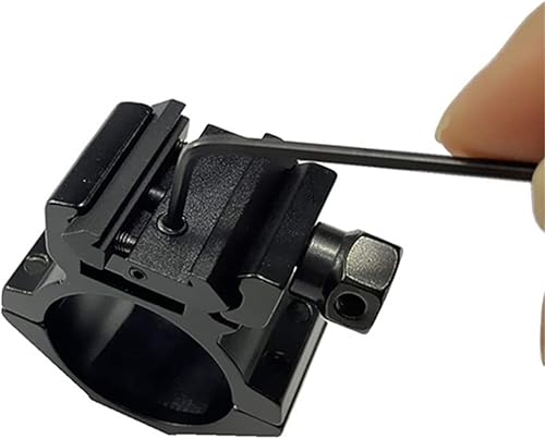 Miniatura 4 de 2pcs 0.433 in Dovetail to 0.787 in Picatinny Weaver Perfil bajo Snap-in Rail Adaptor para Rifle Scope