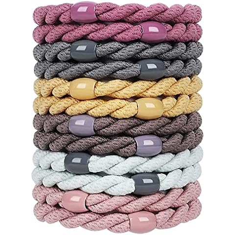 COZEASY 12 Stück Elastische Haargummis Cover