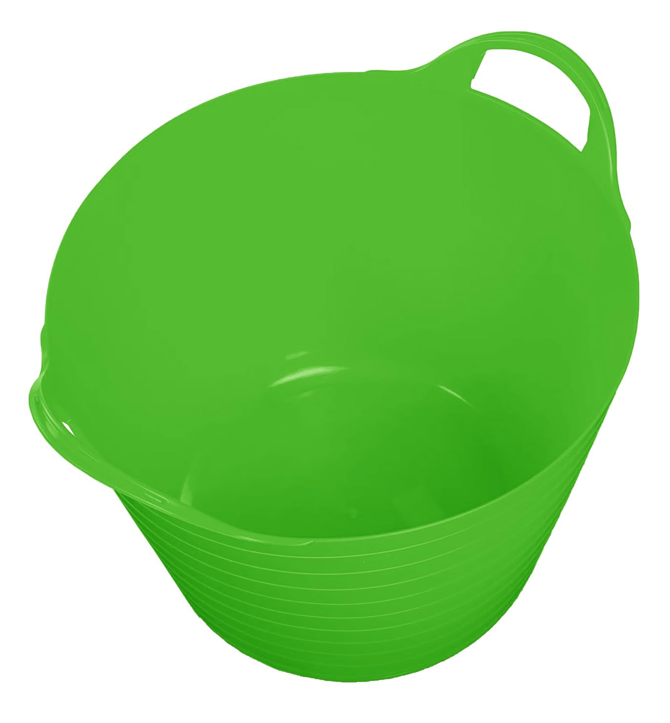 Large Medium Small Flexi Tub Garden Home Flexible Colour Storage Container Bucket Polyethylene Flex Tub- MADE IN U.K. (Lime Green, Medium 26 Litre)