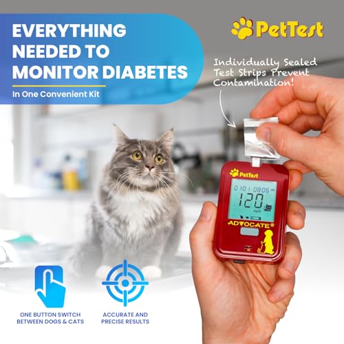 Expert\'s Pet Glucose Monitoring Kit & Yellow Bumper Case for Dogs & Cats, with Classic Glucose Meter, Silicon Case, Test Strips, Lancing Device, Lancets & More - Thumbnail 7