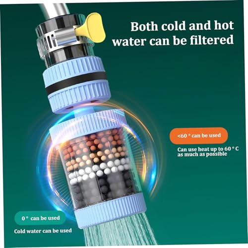 Filtro de agua para fregadero que elimina salpicaduras en tu cocina con rotación 360° 4