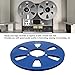 10.5 Inch Takeup Reel, Empty Reel to Reel Tape Small Hub, 6 Hole Nab Reel Hub Adapter, Aluminum Alloy Universal Opening Machine Part Sound Tape Takeup Reel (Blue)