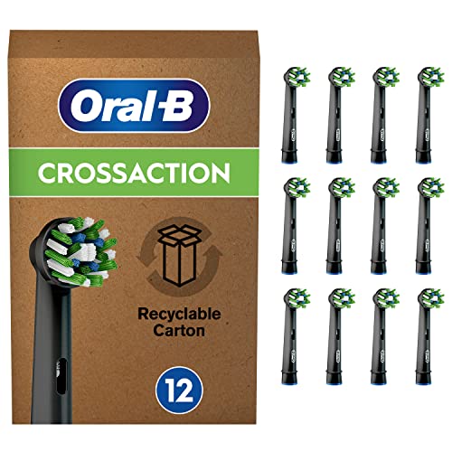 Oral-B CrossAction Aufsteckbürsten Für Elektrische Zahnbürste, 12 Stück, Mundreinigung Mit...
