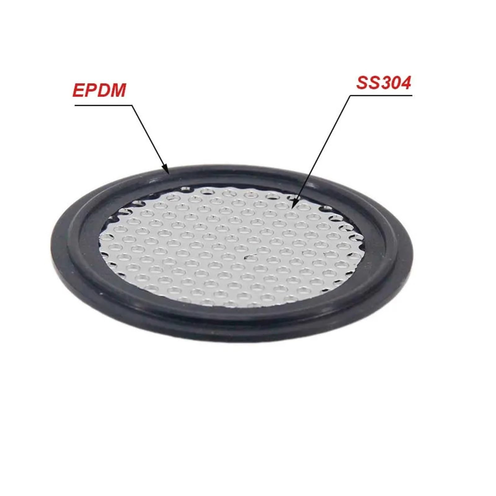 Joint de plaque perforée Tri-Clamp en acier inoxydable 304 joints de filtration (3B)