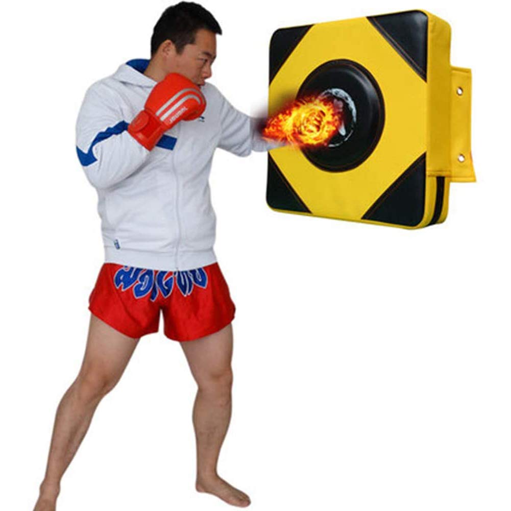 Wall Punching Pad, Leather Focus Target Strike Kicking Pad, Straight Punching Pad Boxing Wall Punch for MMA, Muay Thai, Martial Arts, Karate Training