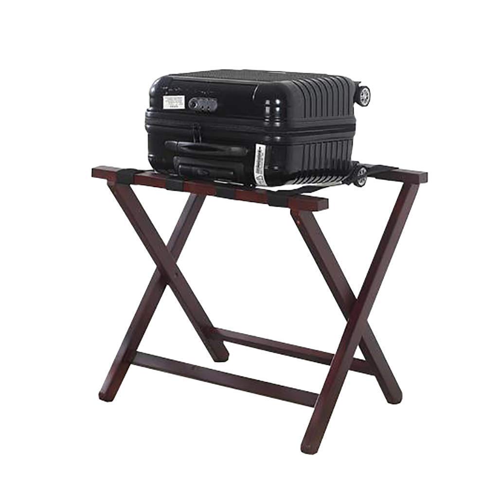 Porte-bagages en bois massif chic pour chambre d'hôtel et maison