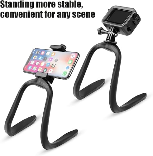 Miniatura 3 de Taisioner Soporte de teléfono para cochecito en U, accesorios para silla de ruedas, asiento de teléfono celular, para cinta de correr, bicicleta,