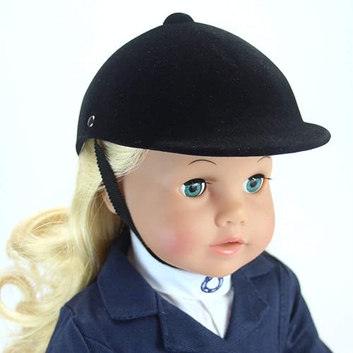 Miniatura 3 de Sophia's Muñeca de 18" 5 piezas Traje ecuestre con chaqueta de equitación roja, blusa Dickie blanca, pantalones Jodhpurs bronceado, gorra negra y