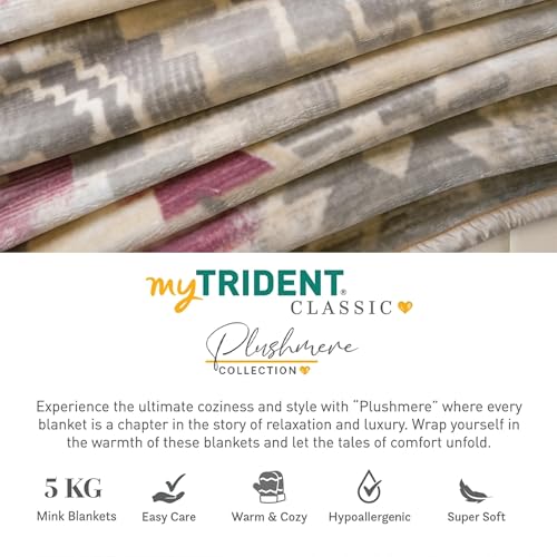 Image of MYTRIDENT Classic Plushmare Double Blanket, Davian