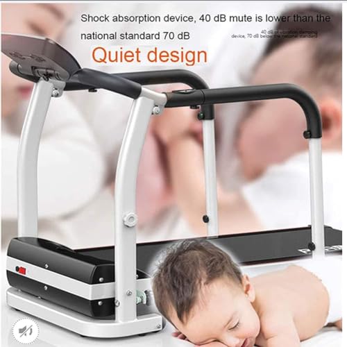 Image of Walking Pad Treadmill for SeniorFoldable Exercise Treadmill with Stable and Safe Structural DesignLarge LCD Display for ElderlyLong Handrail for Balance