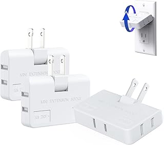 3-Way Swivel Outlet Adapter