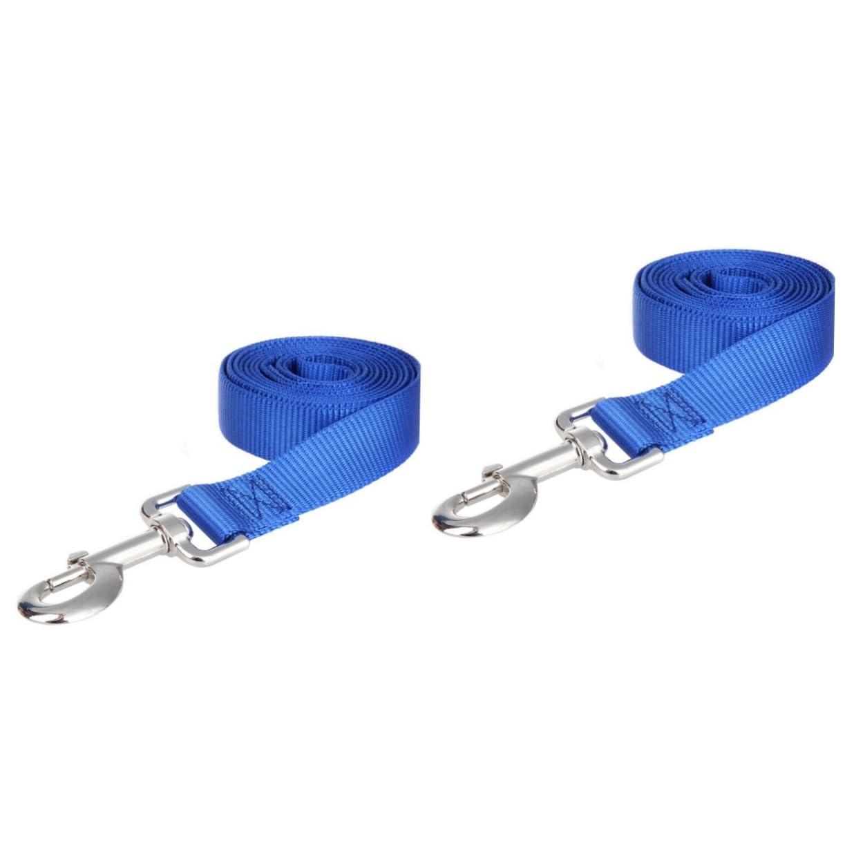 Toddmomy 2pièces Laisse Longue pour Chien De Mètres Collier Entraînement Bleu pour Dressage Discipline Animaux De Compagnie