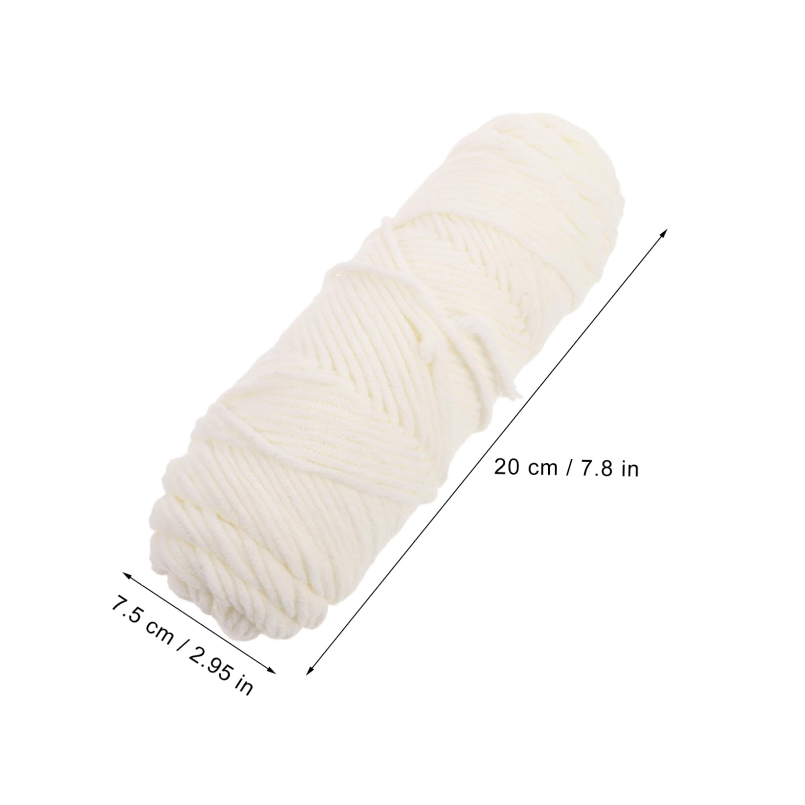 Filato di Cotone Spesso 8 Capi, 7 Pezzi, Yarn per Uncinetto