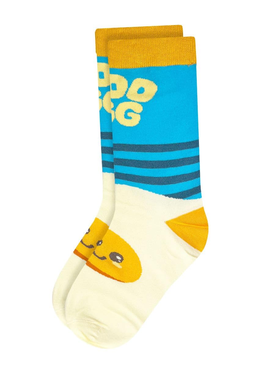 Grindstore Multicolour Twisted Soles Good Egg Novelty Adult Socks (1 Pair) Size Uk 3-7