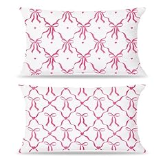 Pink Bow Pillow Covers-01