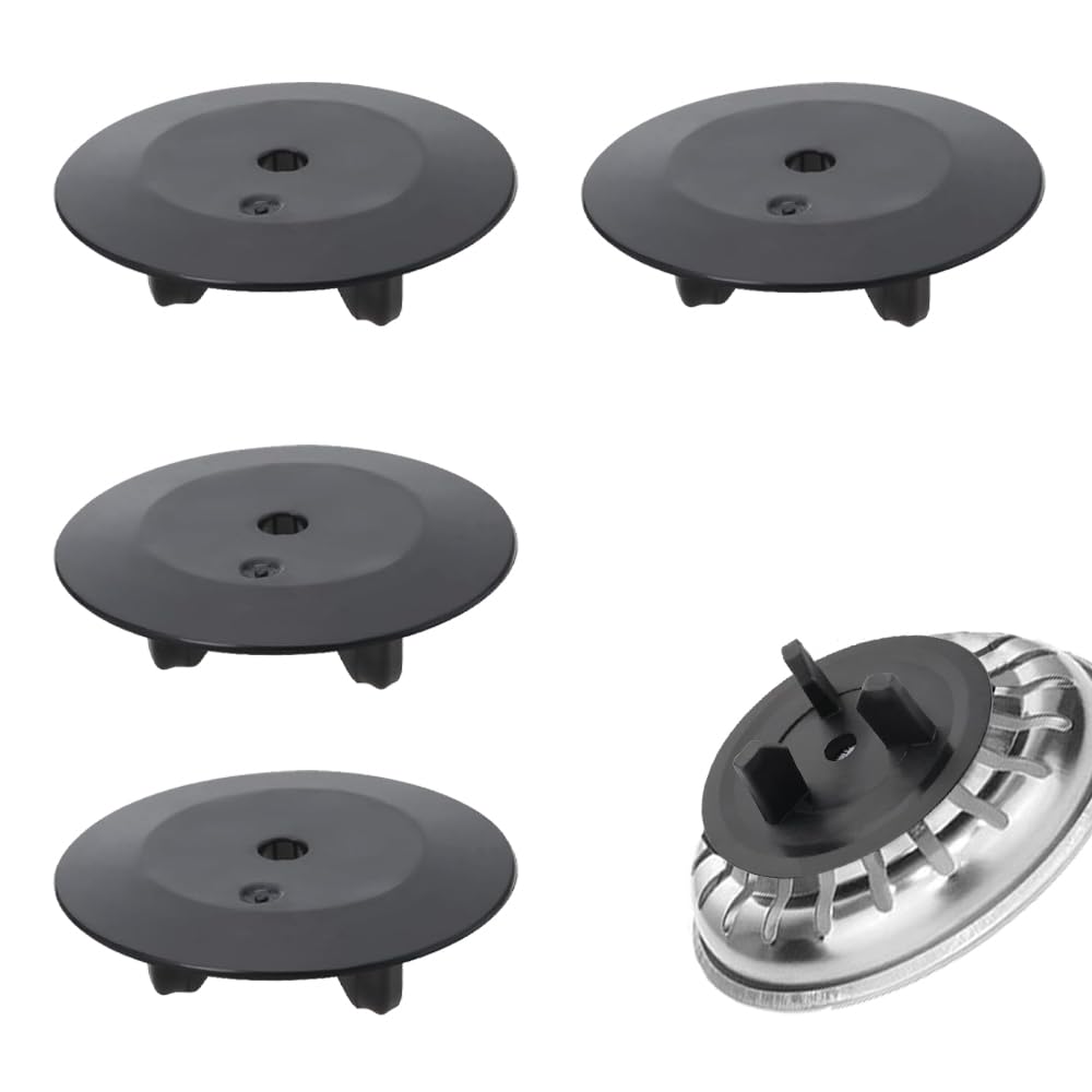 4 PCS Sink Sealing Rubber Gasket 55mm Sink Plug Rubber Seal Replaceable Sink Stopper Gasket Seal Kitchen Sink Accessories for Strainer Basket Sealing