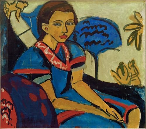 Póster de pared clásica Friedrichstrasse de Ernst Ludwig Kirchner, lámina vintage de 60x90cm