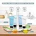 H2O Therapy Hotel Soaps & Toiletries Bulk Set | 1-Shoppe Amenities Kit | 0.85oz Shampoo & Conditioner, Body Wash, Lotion | Travel Size | 80 Pieces