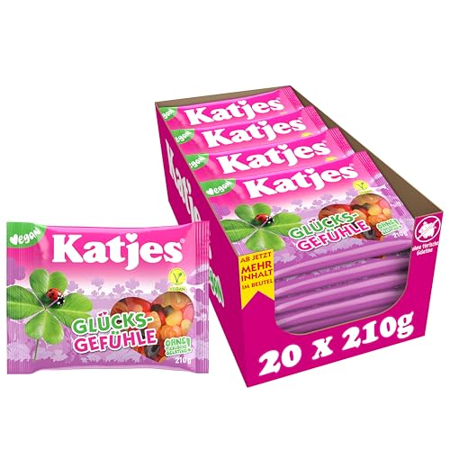 Katjes Glücksgefühle Vorratspack Vegan 20 x 210g