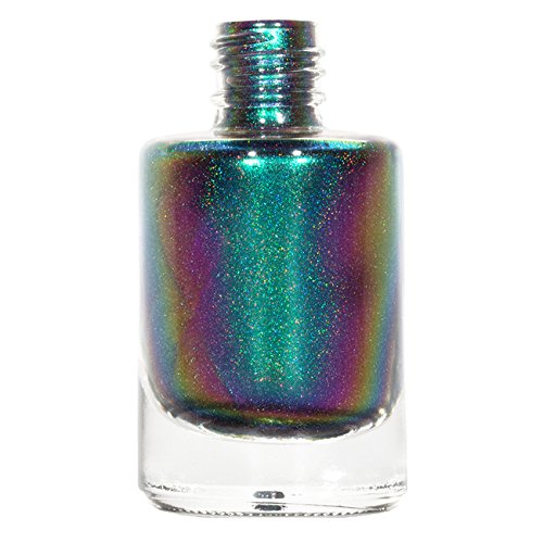 Image of ILNP Sirene (H) - Green, Blue, Violet, Red, Gold Color Shifting Holographic Ultra Chrome Nail Polish