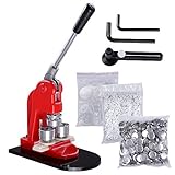 BestEquip 25mm 1-Inch Button Maker Machine with 1000 Pieces Button Parts and Circle Cutter