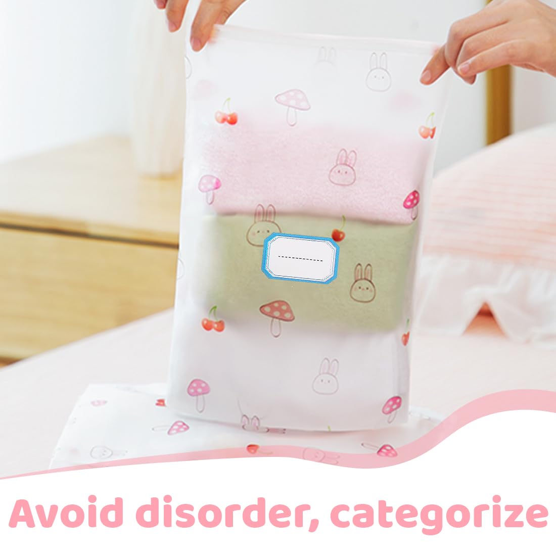 Sachets de rangement pour bébé hôpital réutilisables 10 pièces pour voyages piscine sport maternelle