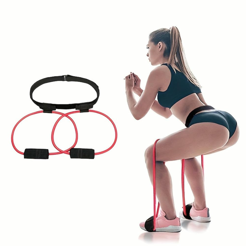 Bandas de Resistencia de látex ZBDZSW para Yoga y Fitness: Correas elásticas versátiles para Adelgazar Las piernas, Levantar los glúteos y Entrenar Todo el Cuerpo